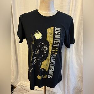 Joan Jett & the Blackhearts short sleeve black T-shirt/ medium/ unisex